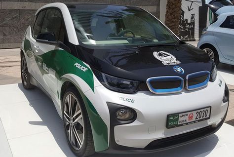 Dubai Police Adds Electric BMW Patrol Cars to Their Fleet