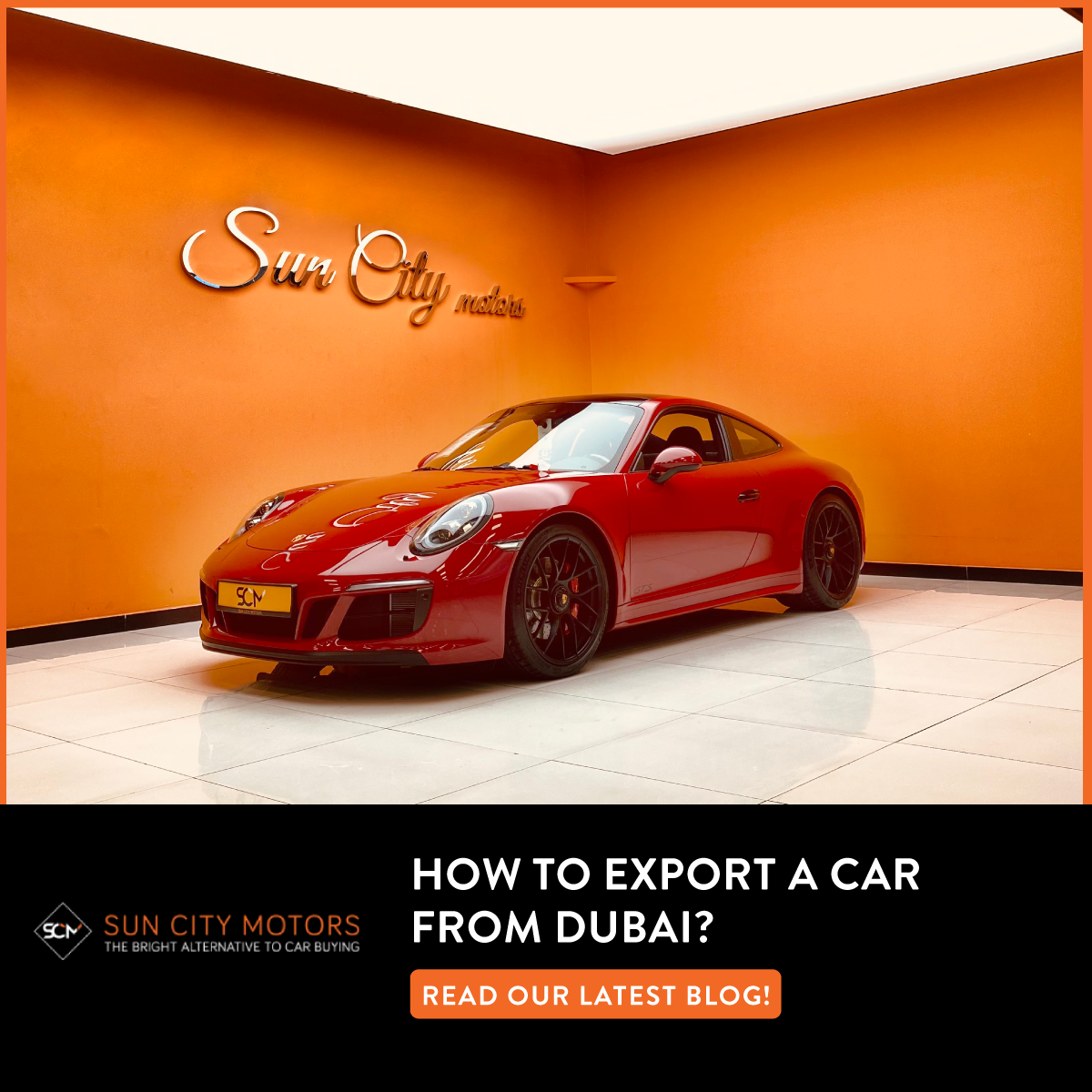 How to export a car from Dubai?