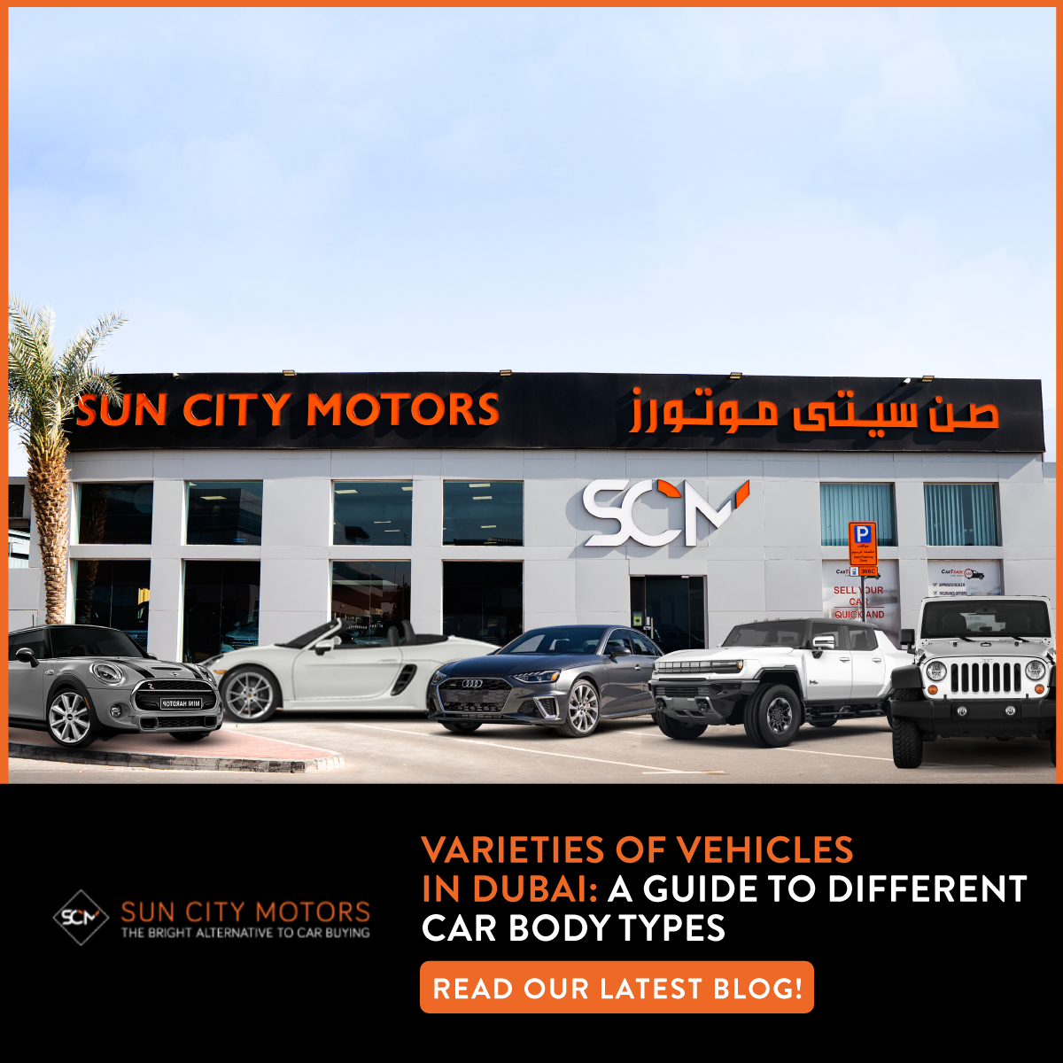Varieties of Vehicles in Dubai: A Guide to Different Car Body Types