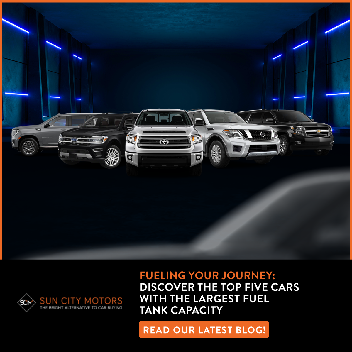 Fueling Your Journey: Discover the Top Five Cars with the Largest Fuel Tank Capacity in the UAE