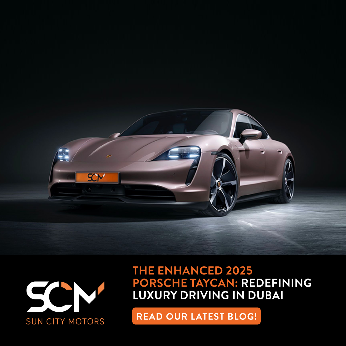 The Enhanced 2025 Porsche Taycan: Redefining Luxury Driving in Dubai