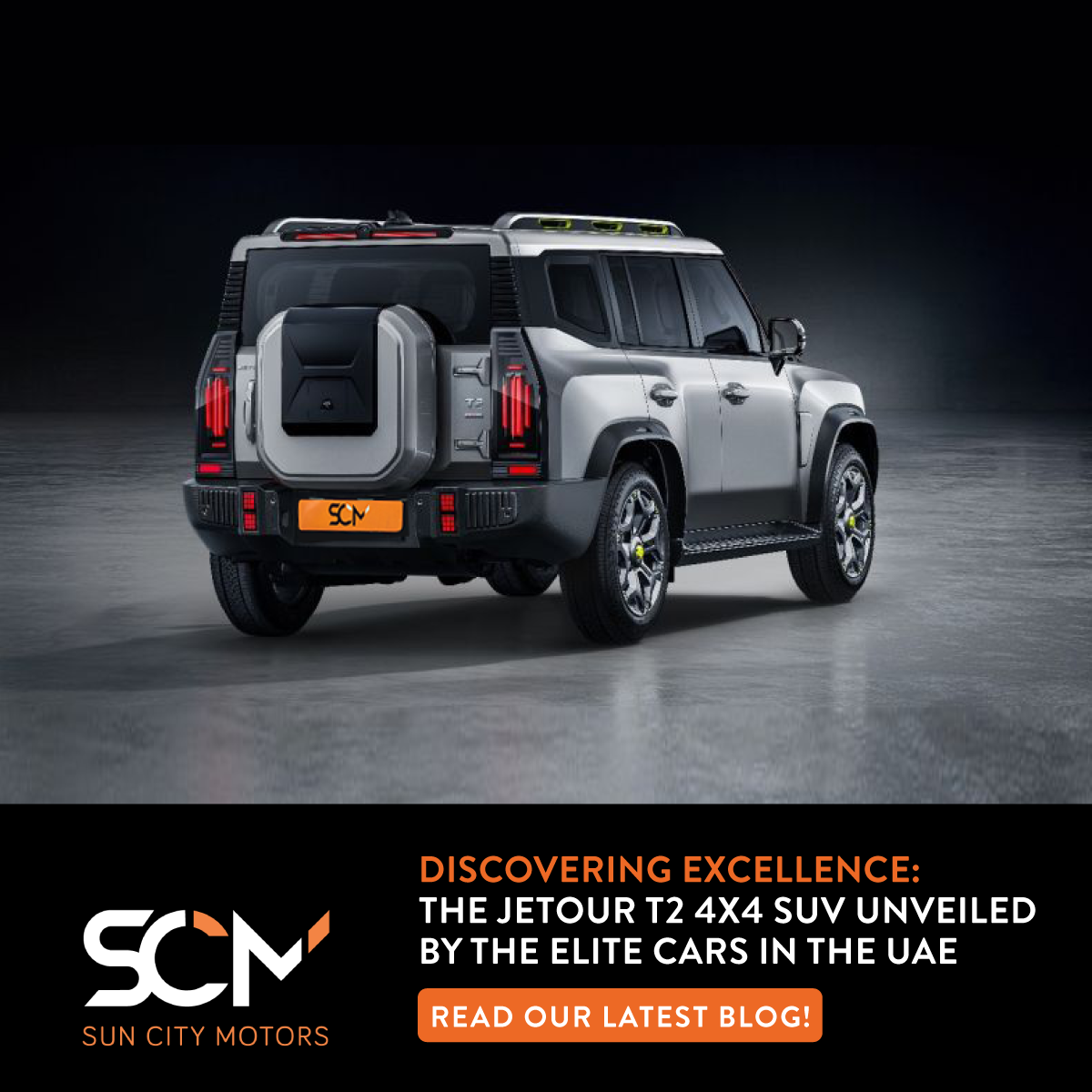 Discovering Excellence: The Jetour T2 4×4 SUV Unveiled by The Elite Cars in the UAE